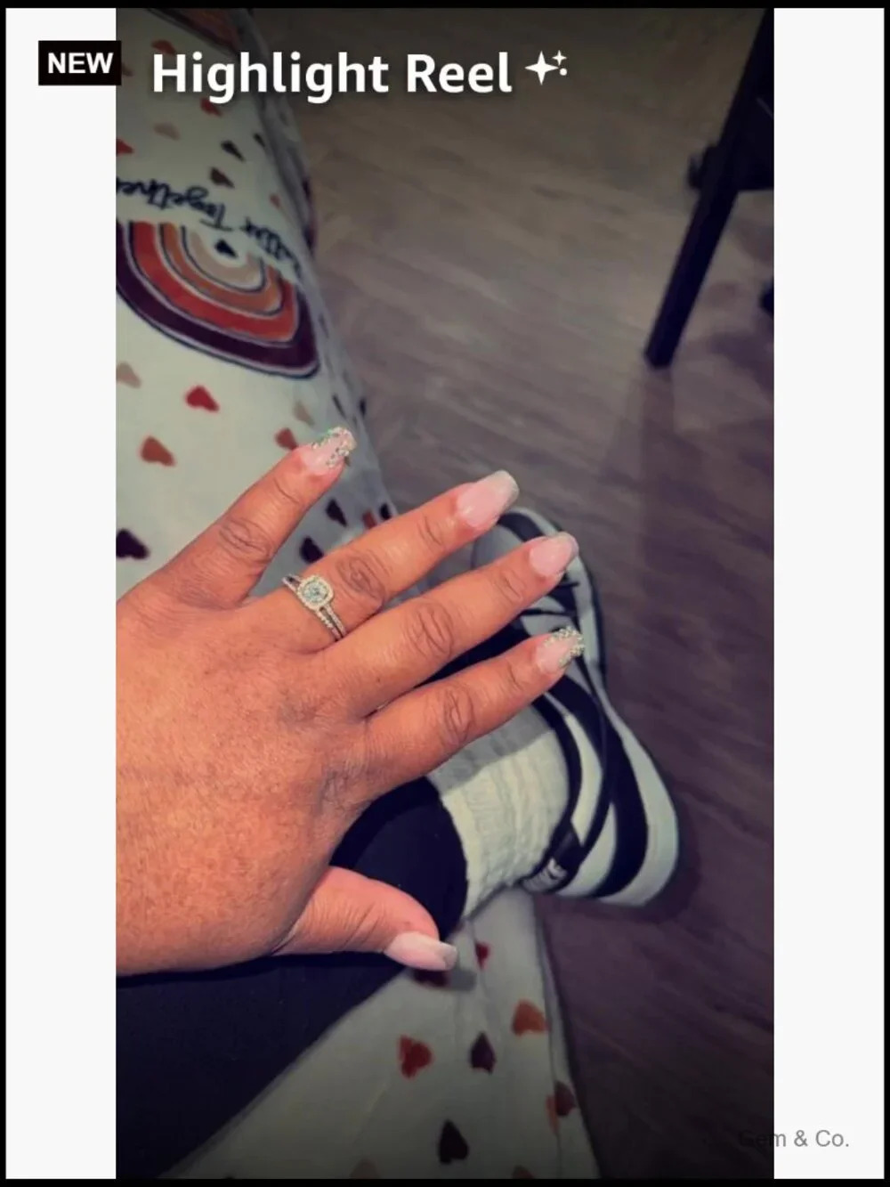 1.5 Carat Cubic Zircon Engagement Wedding Bridal Ring Set Size 7